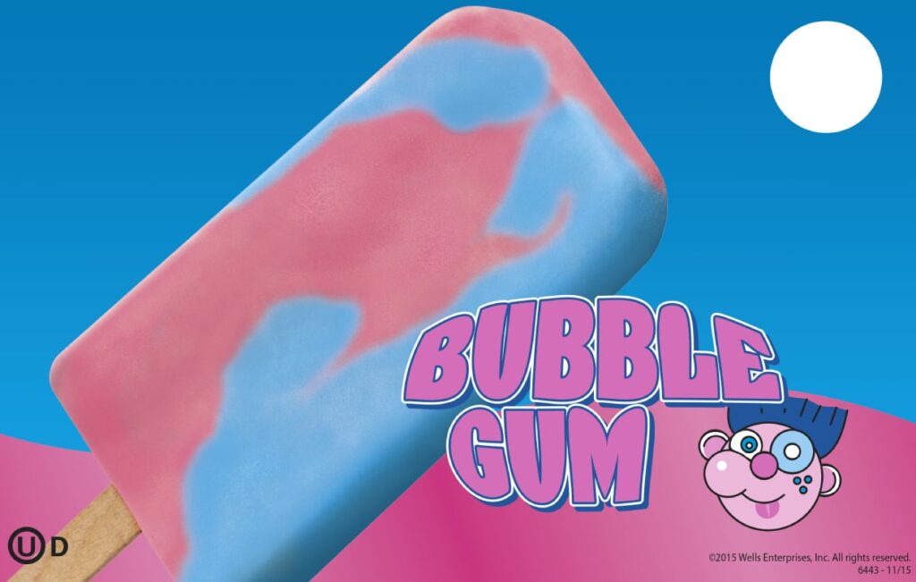 Blue Bunny - Bubble Gum Popsicle Bar - Yazan ICE Cream