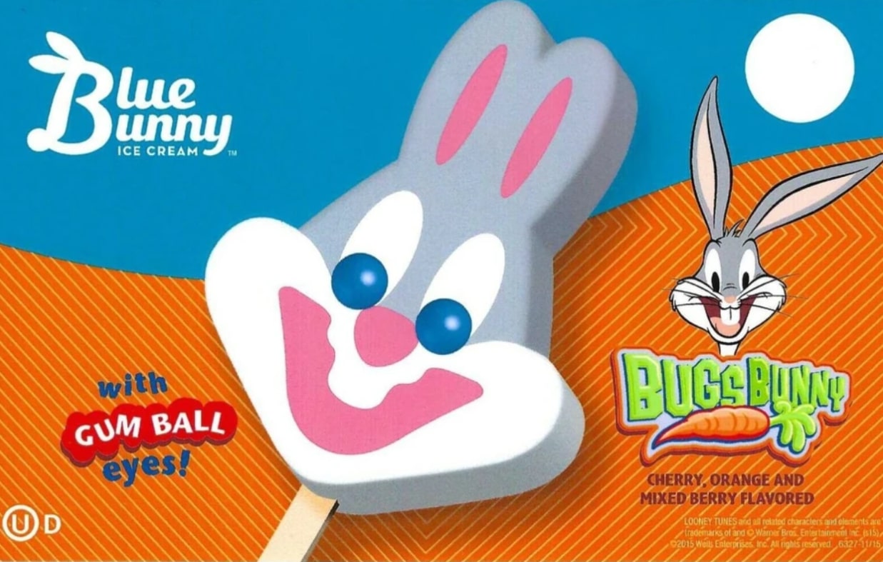 Blue Bunny Bugs Bunny Bar - Yazan ICE Cream