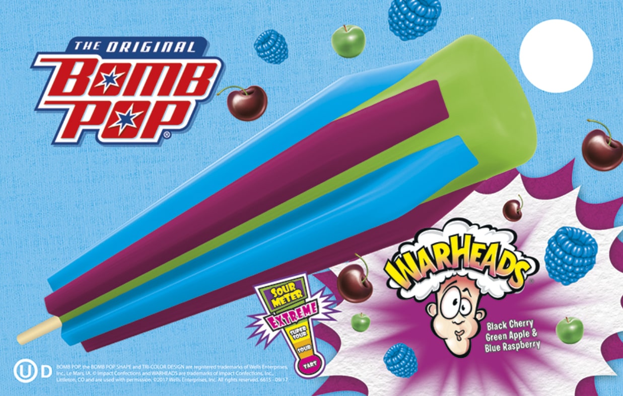Bomb Pop Warheads - Yazan ICE Cream